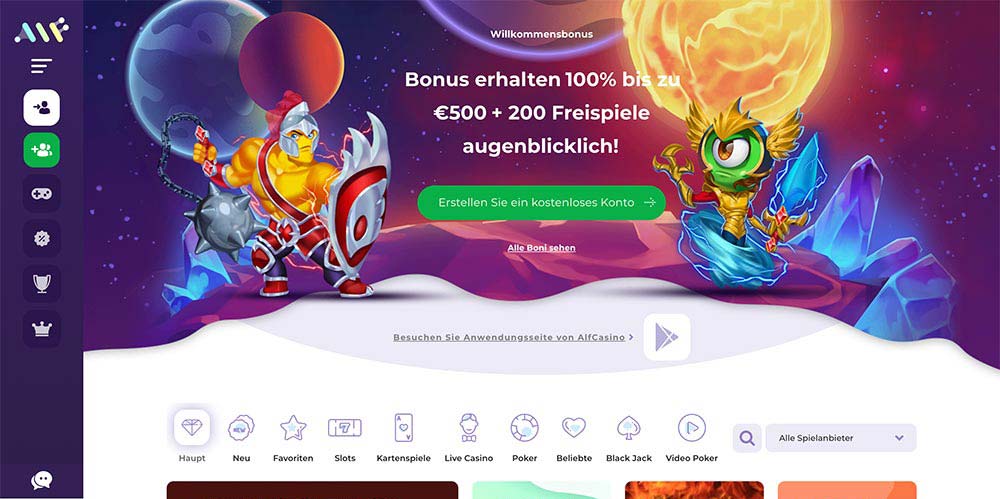 AlfCasino bonus