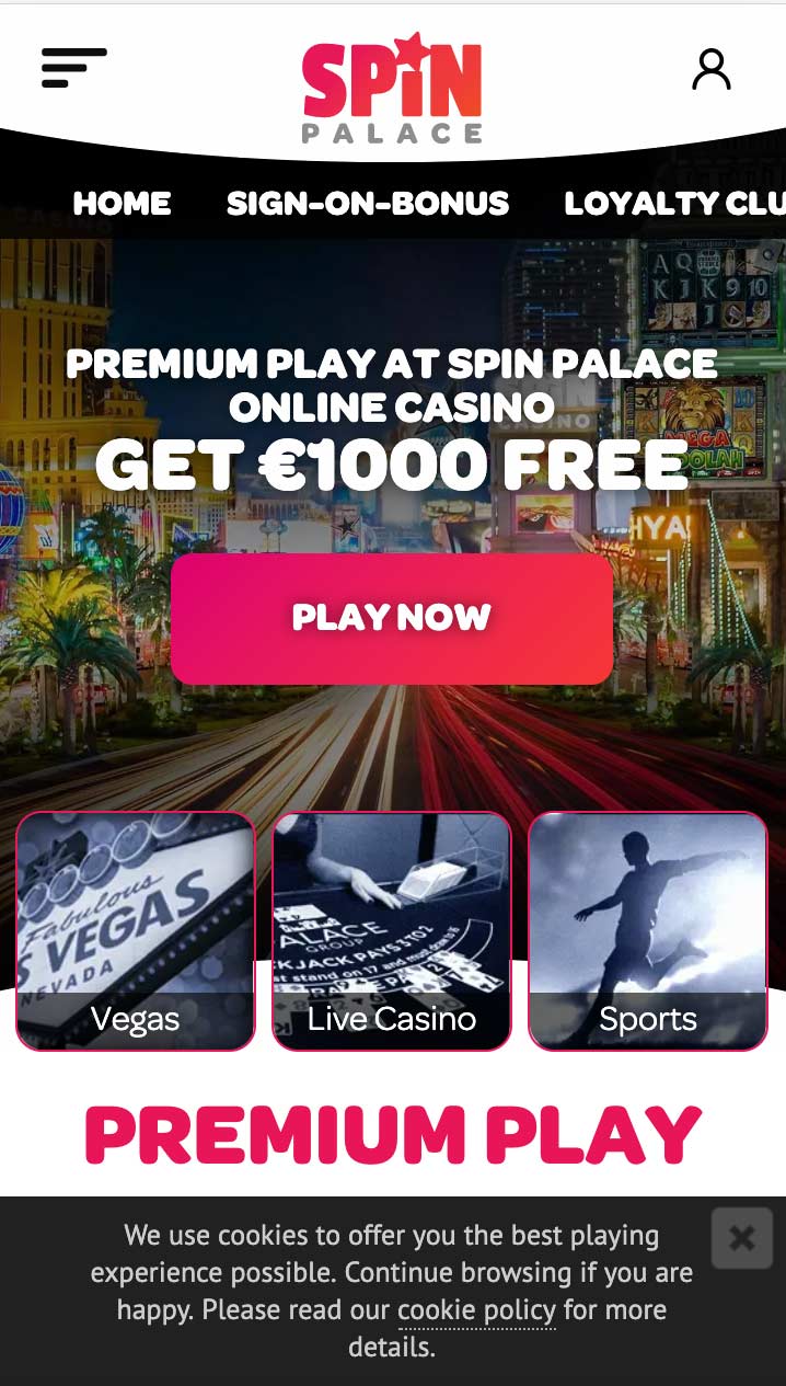 spin palace mobile casino