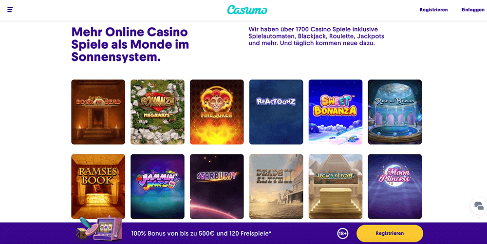 Casumo Spiele