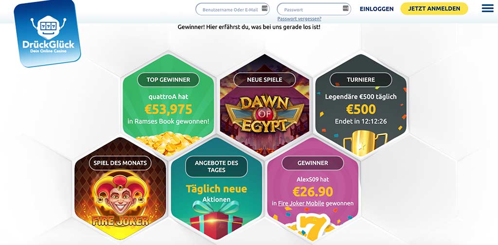Casino Drueckglueck Aktionen