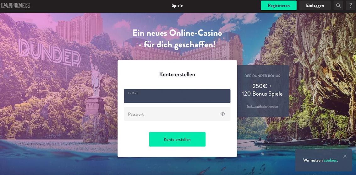 Dunder Casino Bonus