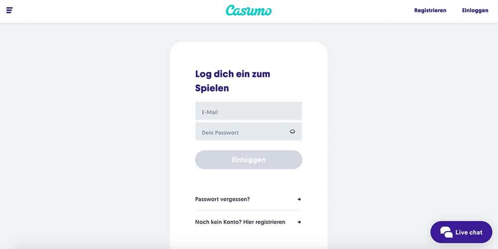 Casumo Login