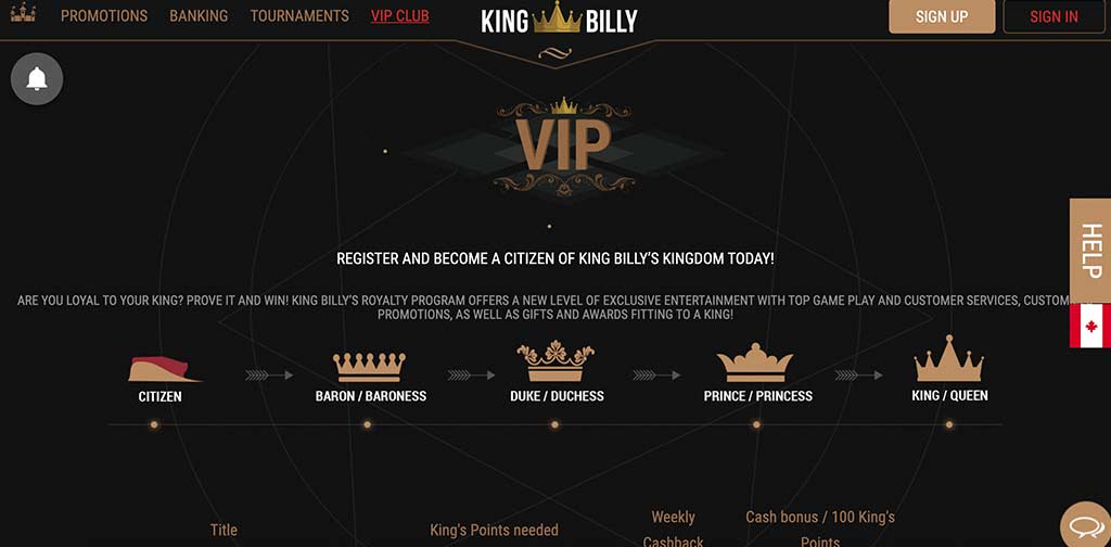 Kingbilly Casino VIP