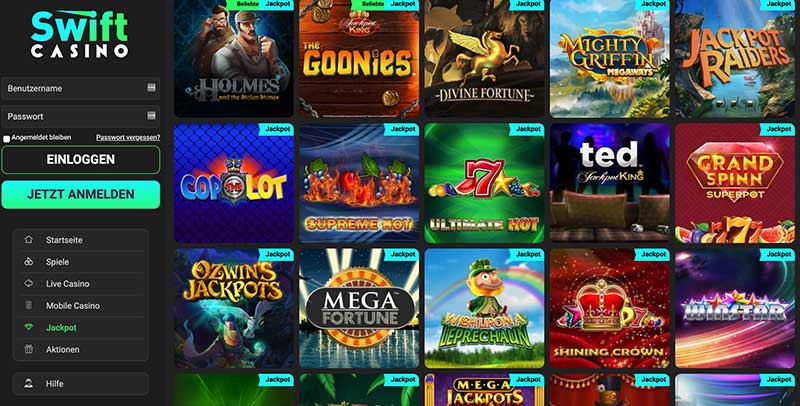 Jackpot Spiele