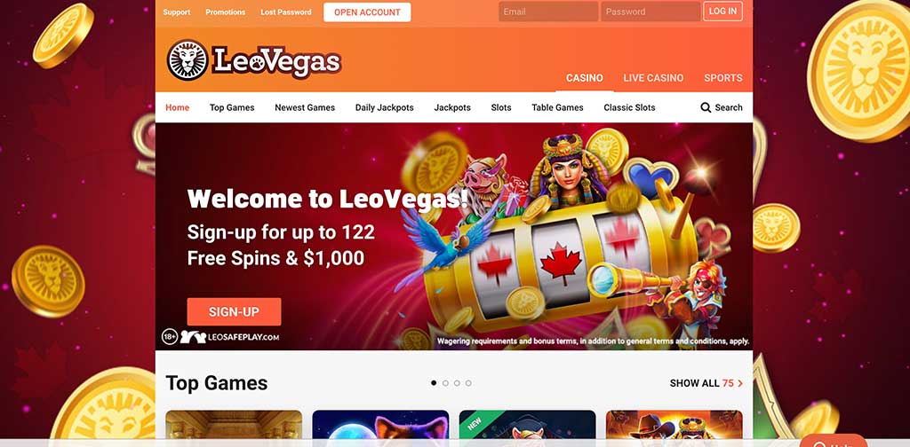 LeoVegas Bonus