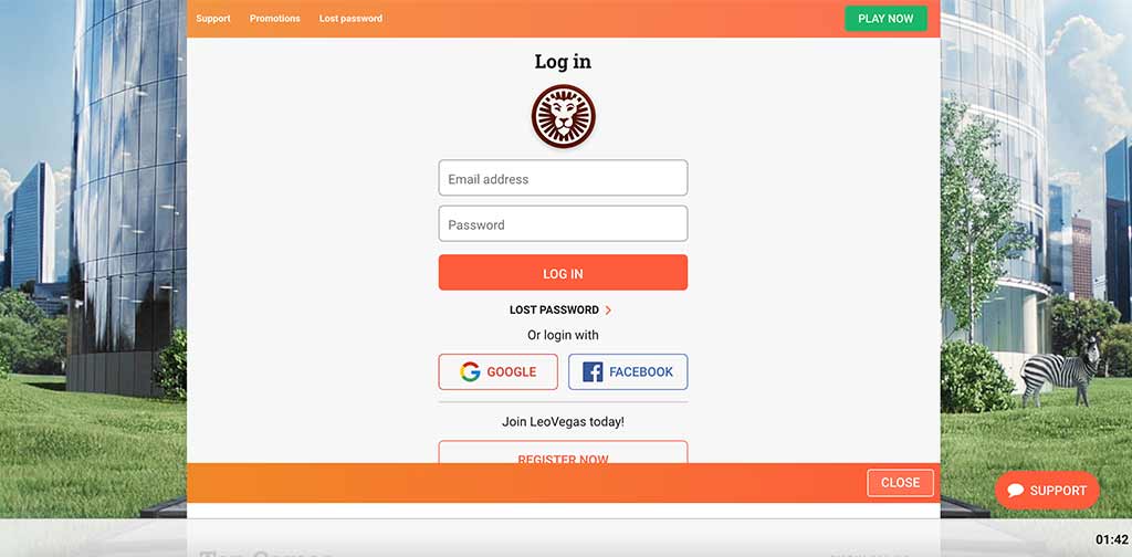 LeoVegas Login