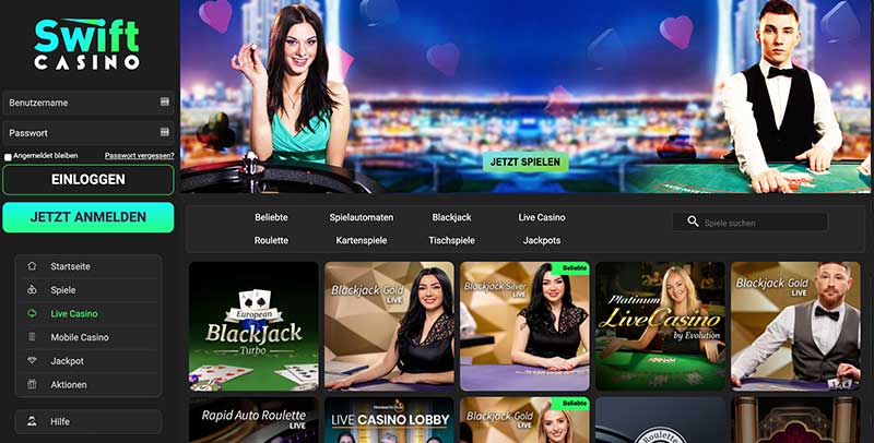 Swift Live Casino