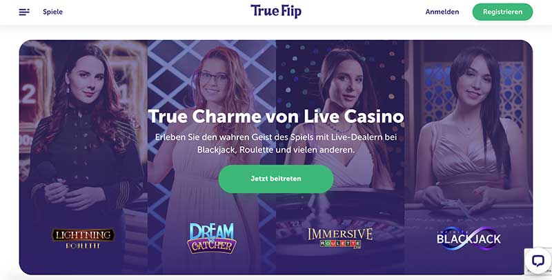 True Flip Live Casino