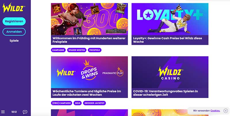 Wildz Casino Aktion