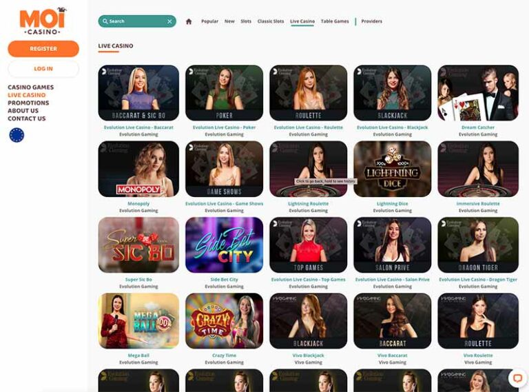 Moi Casino (2025) | Review & Bonuses | Wiser Gamblers