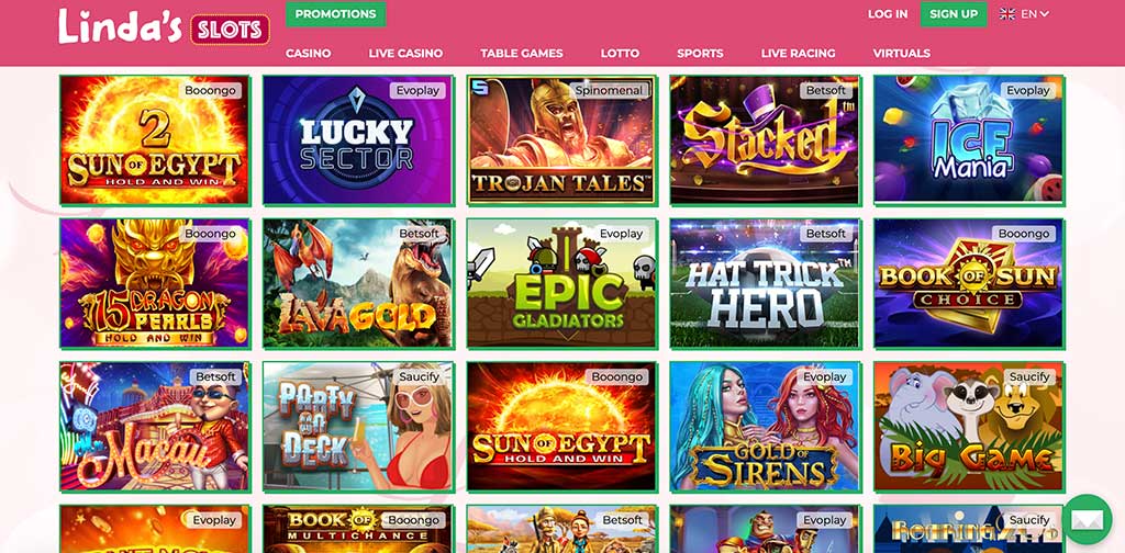 Lady Lindas Slots - Games