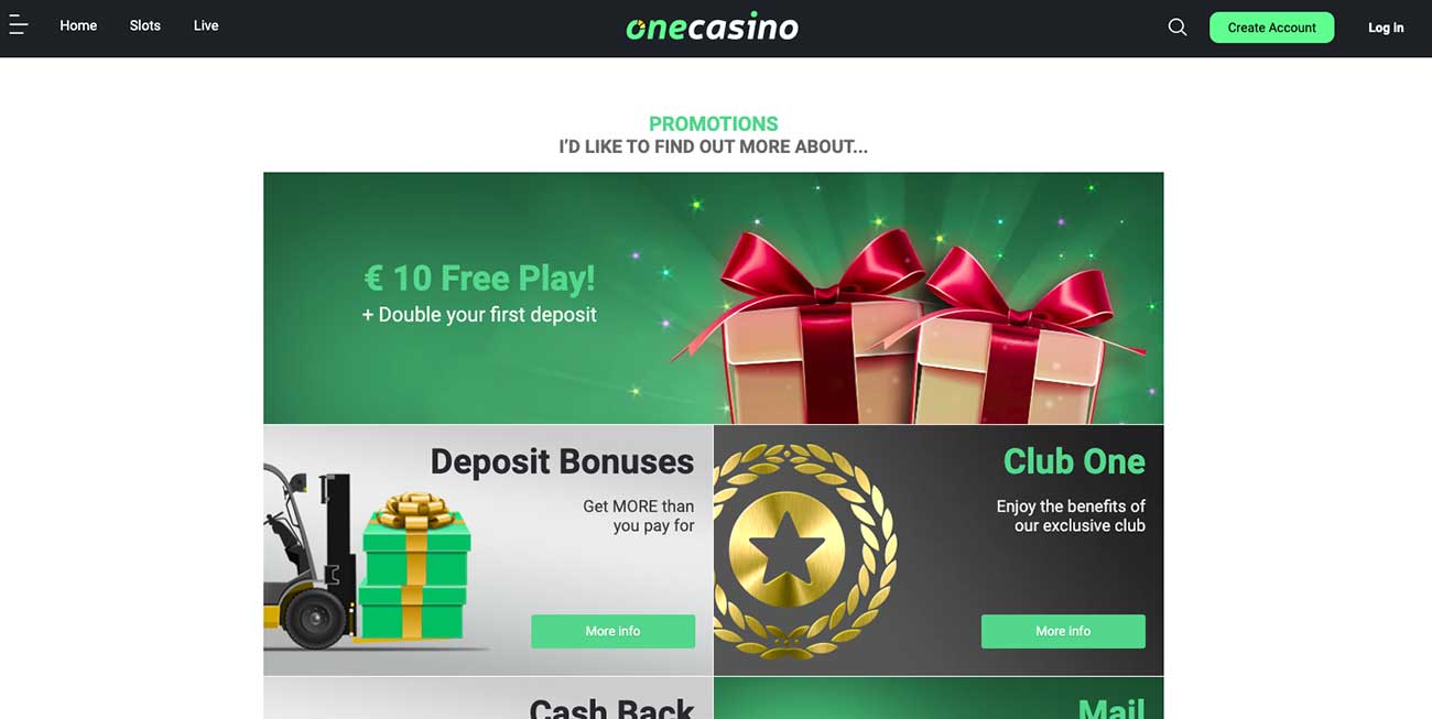 One Casino Promotions in Canada