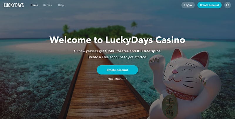 Lucky Days Casino Canada Bonus