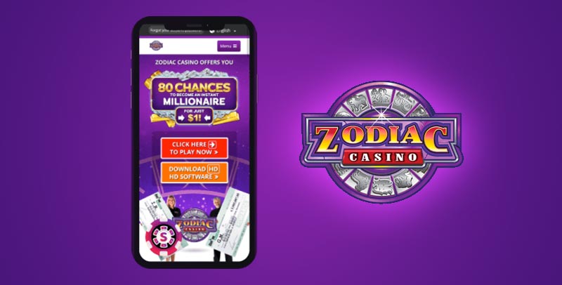 Zodiac Casino - Mobile Experience