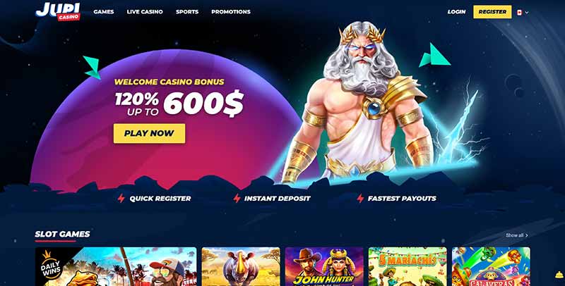 Jupi Casino Welcome Bonus