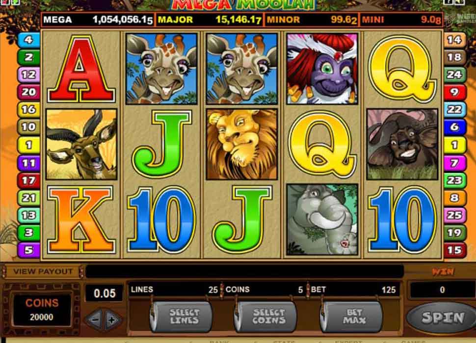 Claim your Mega Moolah Free Spins