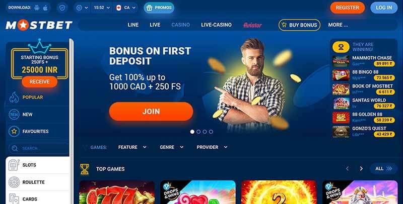 Mostbet Casino Bonus