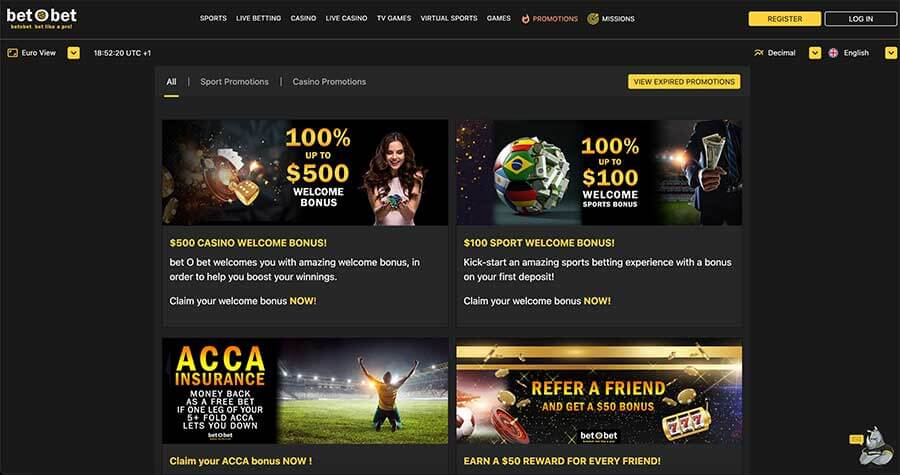 Betobet Online Casino Bonus