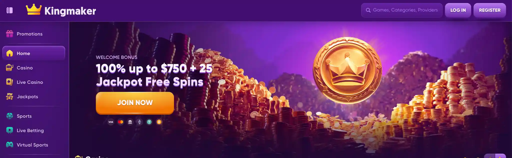 KingMaker Casino Bonus