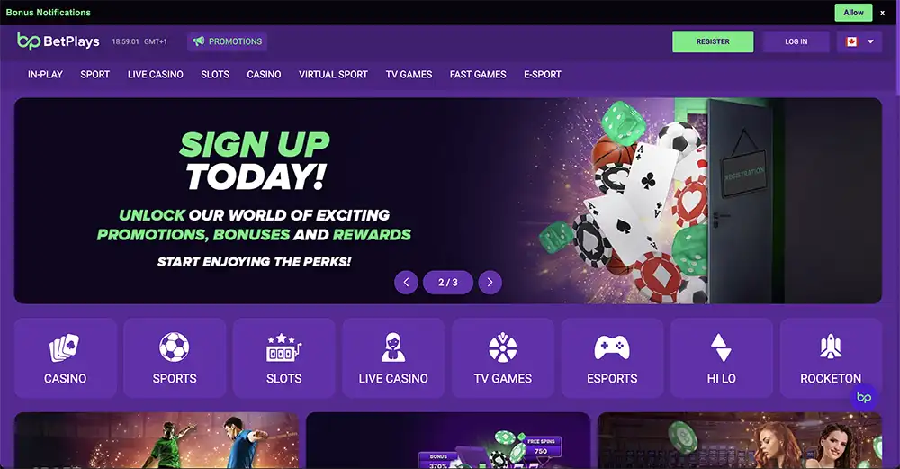 Betplays Welcome Bonus