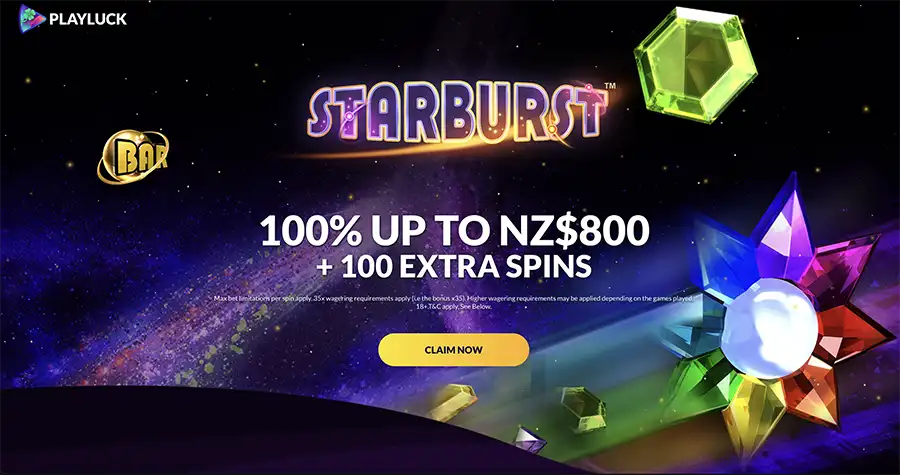 Playluck NZ Welcome Bonus