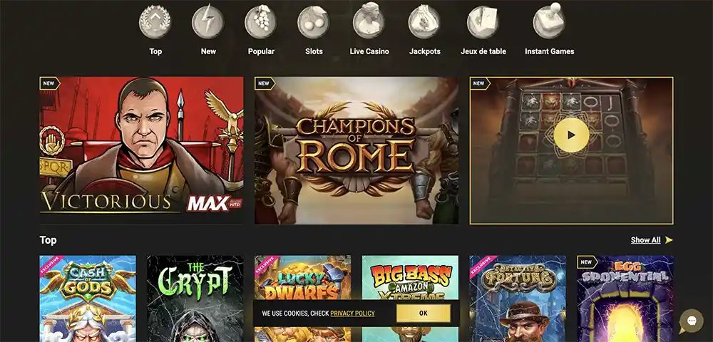 Casinoly Casino Games
