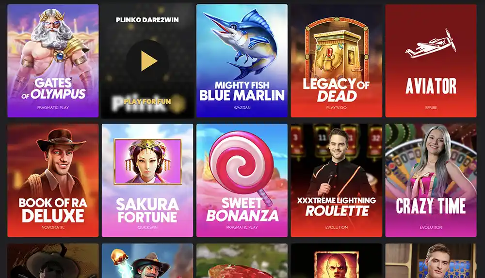 Casino Games at Lucky Block