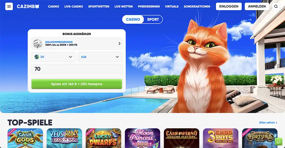 Neue Casino: Cazimbo