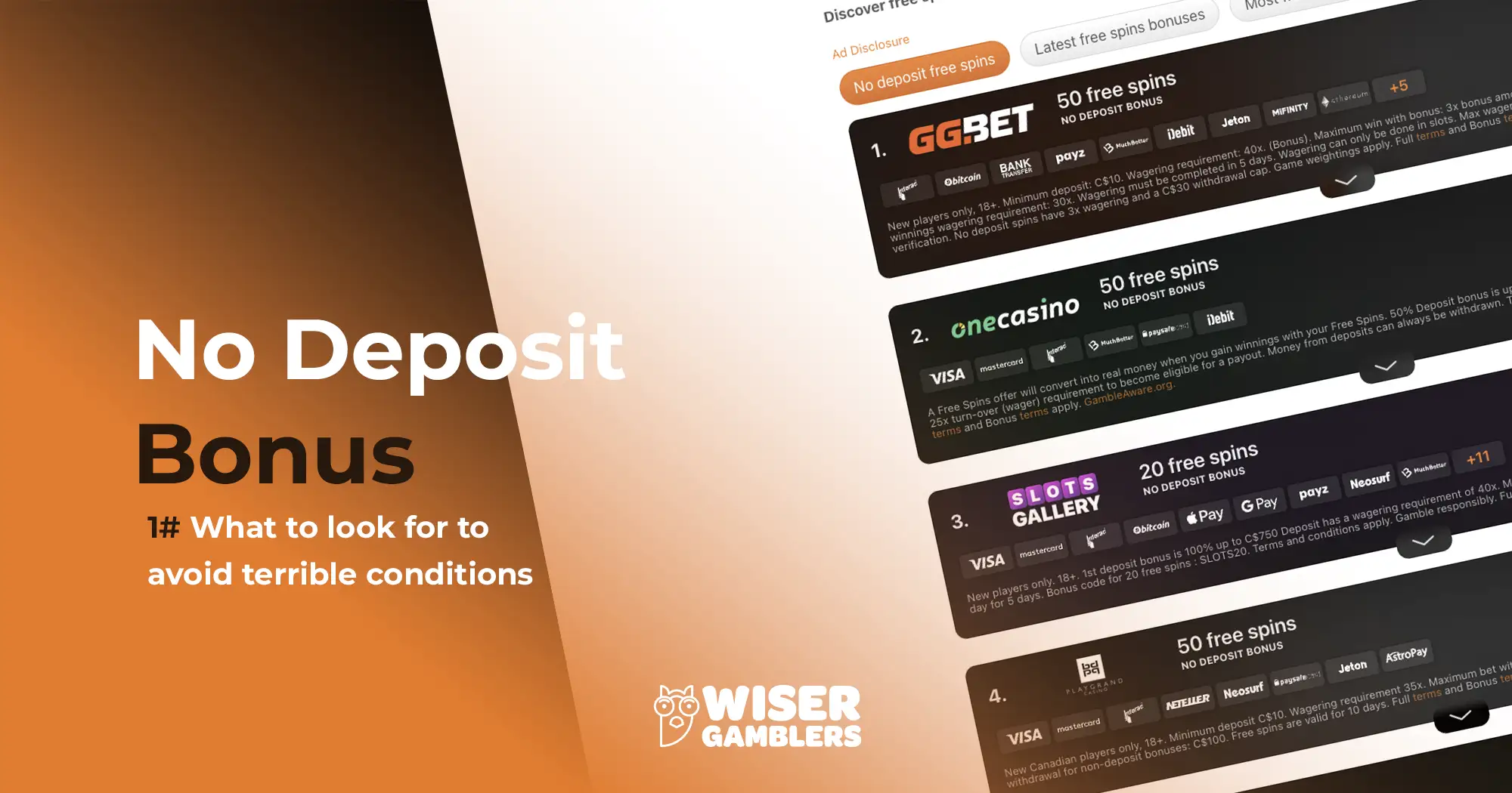 How to Avoid Terrible Condition when choosing Free Spin No Deposit