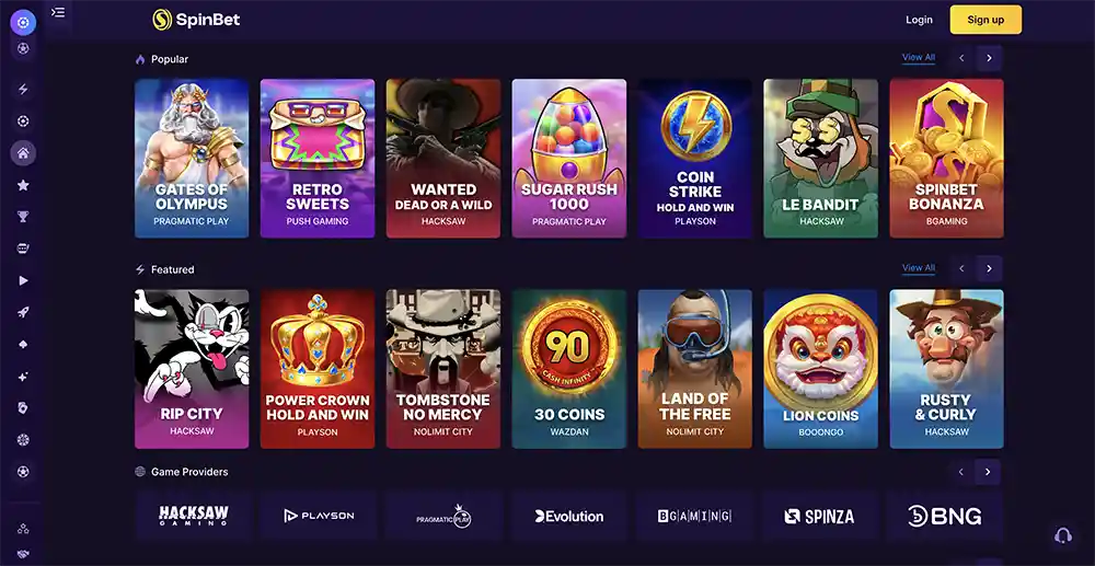 Spinbet Games