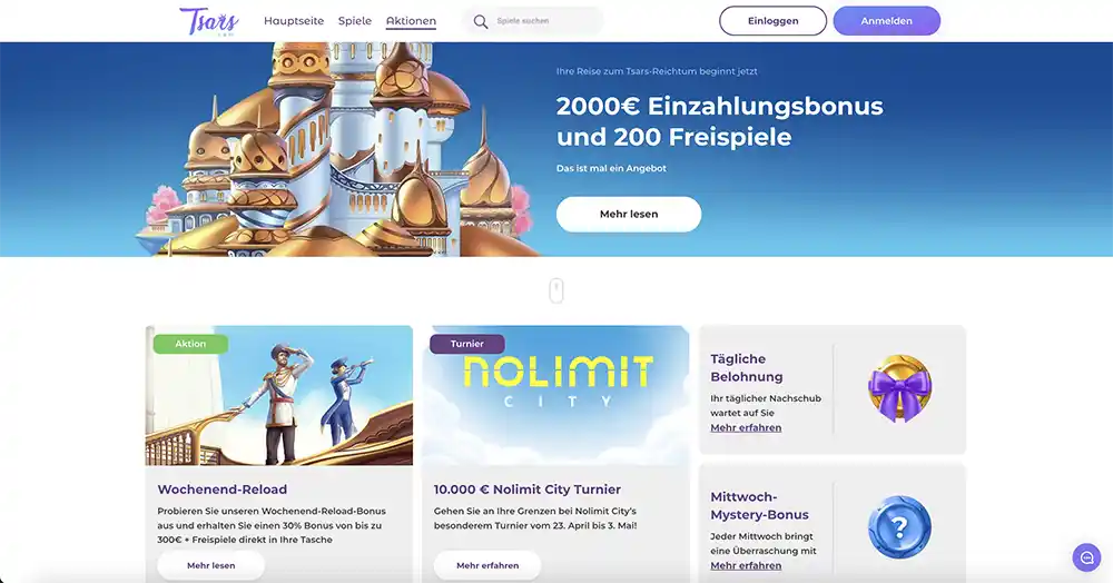 Tsars Bonus