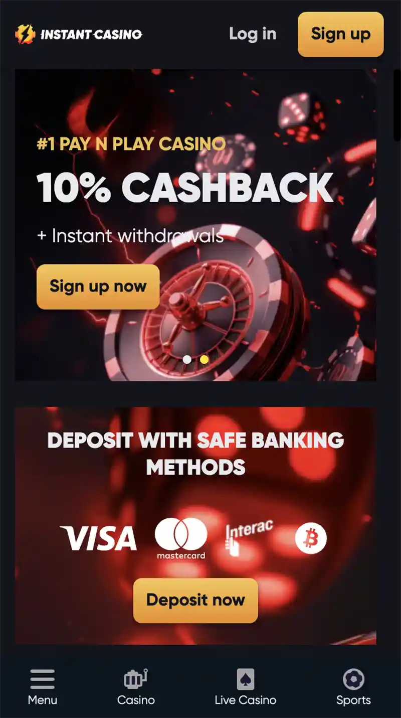 Instant Casino Mobile