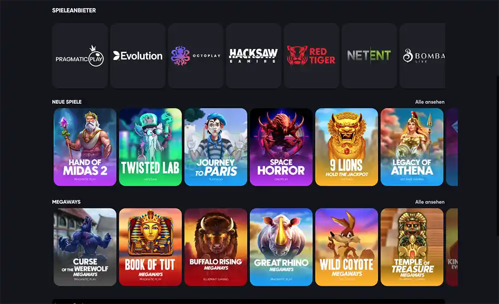 Instant Casino Spiele