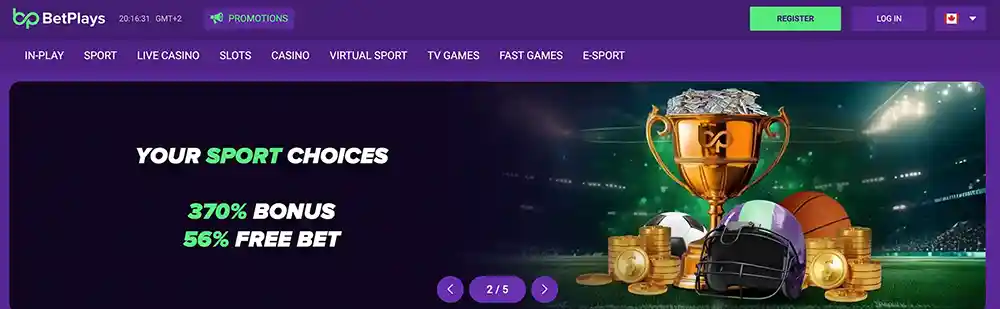 BetPlays Casino - Best New online Casino in Canada