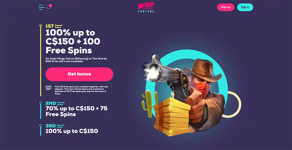 Wildfortune Casino Bonus