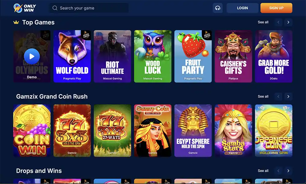 OnlyWin Games