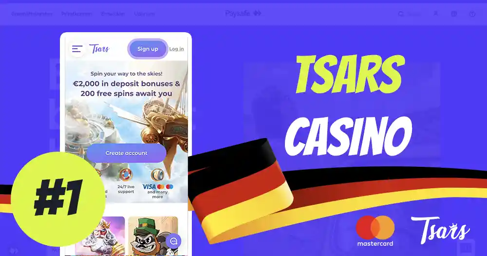 Tsars Casino beste Mastercard