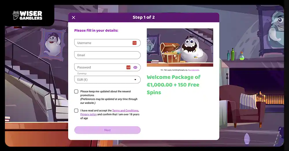 Boo Welcome Bonus
