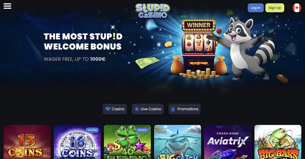 Stupid Bitcoin Casino Canada