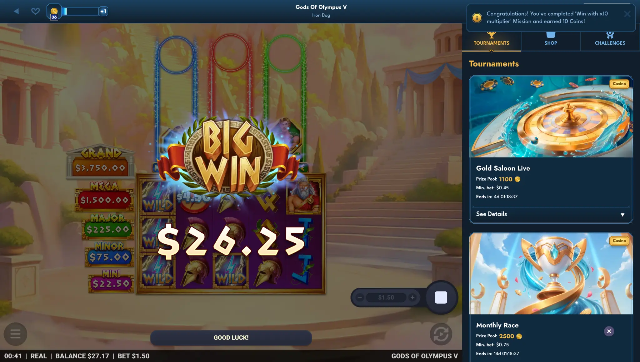 God of Olympus V slot